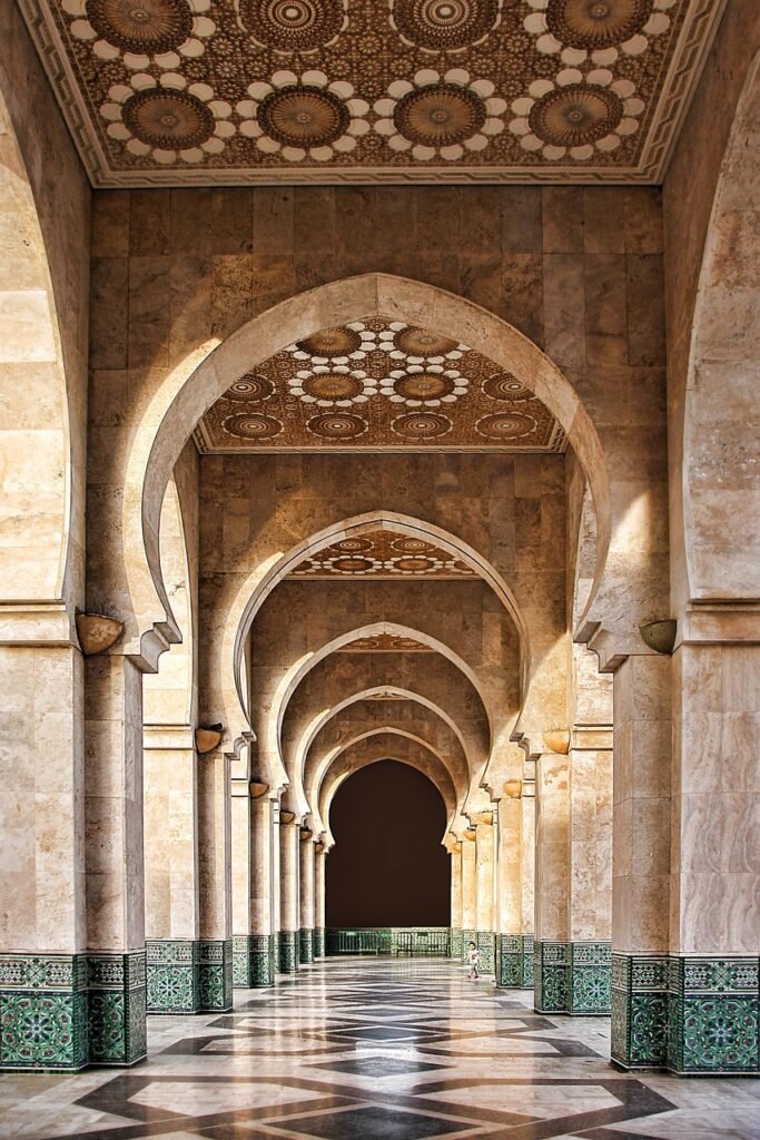 morocco, mosque, architecture, gallery, building, marrakesh, hallway, morocco, morocco, mosque, mosque, mosque, mosque, mosque